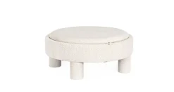 Hot Bizzotto POUF TANYA C-VASS TONDO BIANCO