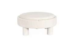 Hot Bizzotto POUF TANYA C-VASS TONDO BIANCO