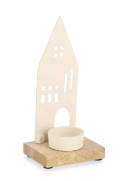 Outlet Bizzotto P.TEALIGHT 1P CORNWALL CASA BIANCO H19