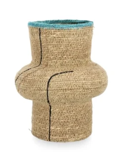 Hot Bizzotto P.VASO DECOR THANG NATURALE AZZURRO H23