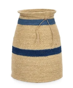 Discount Bizzotto P.VASO DECORATIVO NINH NATURALE BLU H25