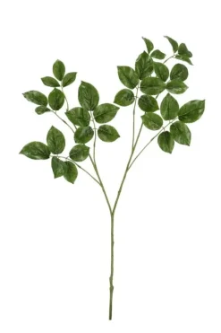 New Bizzotto RAMO FOGLIE ROSA VERDE H96CM