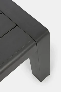 New Bizzotto SALOTTO ANGOLARE IN ALLUMINIO ANTRACITE CX23 - KONNOR