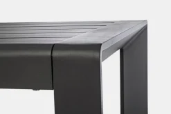 New Bizzotto SALOTTO ANGOLARE IN ALLUMINIO ANTRACITE CX23 - KONNOR