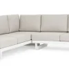 Online Bizzotto SALOTTO ANGOLARE IN ALLUMINIO BIANCO WG20 - INFINITY