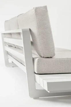 Online Bizzotto SALOTTO ANGOLARE IN ALLUMINIO BIANCO WG20 - INFINITY