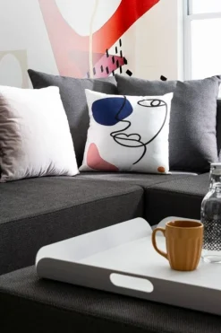 Outlet Bizzotto SALOTTO ANGOLARE IN TESSUTO PER ESTERNO ANTRACITE - PIPER