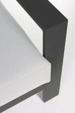 Bizzotto SALOTTO IN ALLUMINIO ANTRACITE YK13 - BALTIC