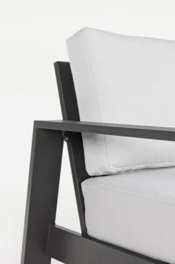 Bizzotto SALOTTO IN ALLUMINIO ANTRACITE YK13 - BALTIC