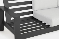 Bizzotto SALOTTO IN ALLUMINIO ANTRACITE YK13 - BALTIC