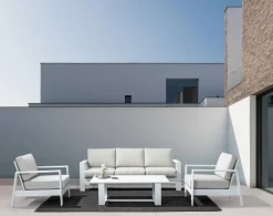 Online Bizzotto SALOTTO IN ALLUMINIO BIANCO YK11 - BALTIC