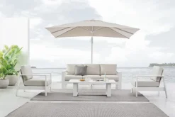 Online Bizzotto SALOTTO IN ALLUMINIO BIANCO YK11 - BALTIC