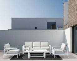 Online Bizzotto SALOTTO IN ALLUMINIO BIANCO YK11 - BALTIC