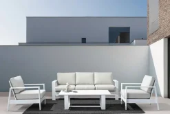 Online Bizzotto SALOTTO IN ALLUMINIO BIANCO YK11 - BALTIC