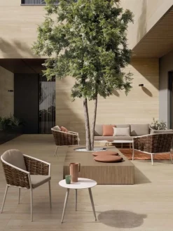 New Bizzotto SALOTTO IN FIBRA SINTETICA BIANCO YK11 - MARIBELA