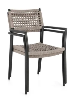 Clearance Bizzotto SEDIA C-BR CALETA ANTRACITE/KHAKI