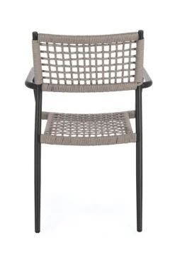 Outlet Bizzotto SEDIA C-BR CALETA ANTRACITE/KHAKI