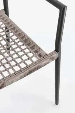 Outlet Bizzotto SEDIA C-BR CALETA ANTRACITE/KHAKI