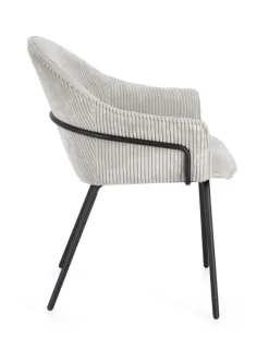 Sale Bizzotto SEDIA C-BR CASSIDY NERO/GRIGIO CHIARO