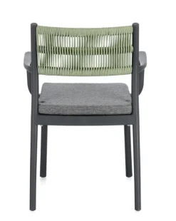 Sale Bizzotto SEDIA C-BR C-C ALVIN ANTRACITE/VERDE