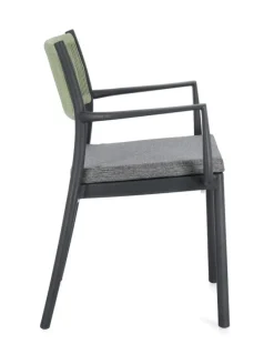 Sale Bizzotto SEDIA C-BR C-C ALVIN ANTRACITE/VERDE