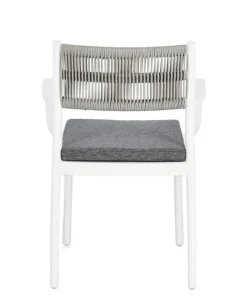 Clearance Bizzotto SEDIA C-BR C-C ALVIN BIANCO/GRIGIO CH.
