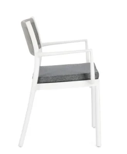 Clearance Bizzotto SEDIA C-BR C-C ALVIN BIANCO/GRIGIO CH.