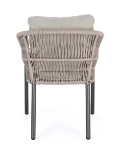 Discount Bizzotto SEDIA C-BR C-C GALDANA ANTRACITE/KHAKI