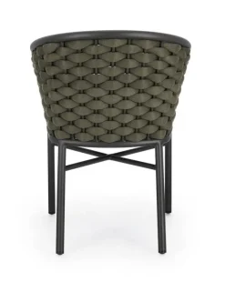 Hot Bizzotto SEDIA C-BR C-C MARGALIDA ANTRACITE/VERDE