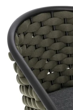 Hot Bizzotto SEDIA C-BR C-C MARGALIDA ANTRACITE/VERDE