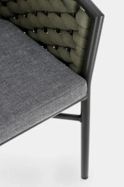 Hot Bizzotto SEDIA C-BR C-C MARGALIDA ANTRACITE/VERDE