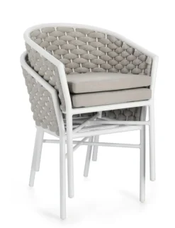 Best Bizzotto SEDIA C-BR C-C MARGALIDA BIANCO