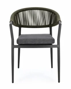 Bizzotto SEDIA C-BR C-C MILLOR ANTRACITE/VERDE