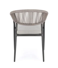 Hot Bizzotto SEDIA C-BR C-C MILLOR ANTRACITE/KHAKI