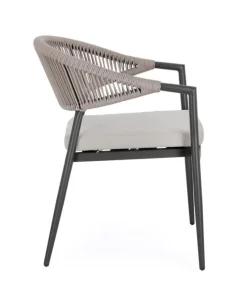 Hot Bizzotto SEDIA C-BR C-C MILLOR ANTRACITE/KHAKI