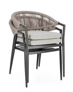 Hot Bizzotto SEDIA C-BR C-C MILLOR ANTRACITE/KHAKI