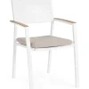 Outlet Bizzotto SEDIA C-BR C-C ZELMAR BIANCO YK11