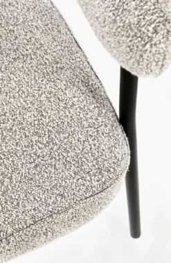 Online Bizzotto SEDIA C-BR GIAELE NERO/TORTORA