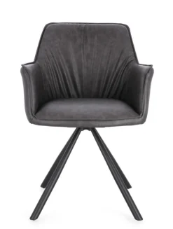 Discount Bizzotto SEDIA C-BR GIREV.BREVAL GRIGIO