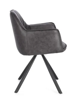 Discount Bizzotto SEDIA C-BR GIREV.BREVAL GRIGIO