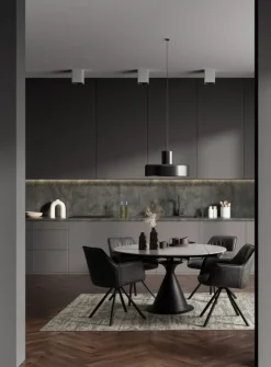 Discount Bizzotto SEDIA C-BR GIREV.BREVAL GRIGIO