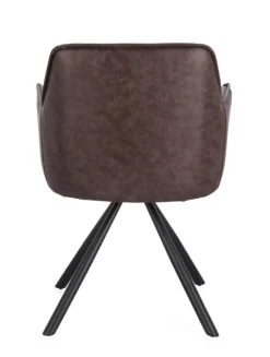Clearance Bizzotto SEDIA C-BR GIREV.BREVAL MARRONE SCURO