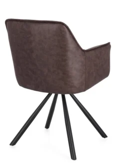 Clearance Bizzotto SEDIA C-BR GIREV.BREVAL MARRONE SCURO