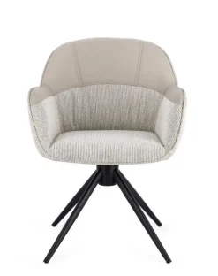 Sale Bizzotto SEDIA C-BR GIREVOLE ISOTTA BEIGE