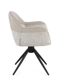 Sale Bizzotto SEDIA C-BR GIREVOLE ISOTTA BEIGE