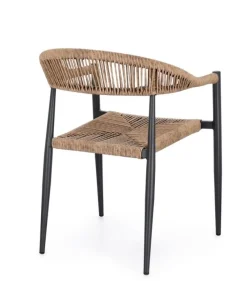 Hot Bizzotto SEDIA C-BR JANDIA ANTRACITE/NATURAL