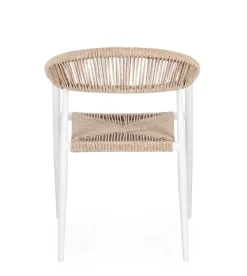 Hot Bizzotto SEDIA C-BR JANDIA BIANCO/BEIGE