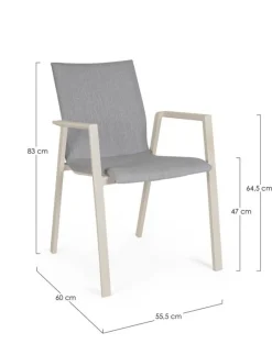 Bizzotto SEDIA C-BR ODEON PELICAN