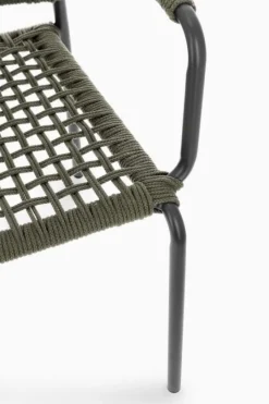 Clearance Bizzotto SEDIA C-BR RAJADA ANTRACITE/VERDE