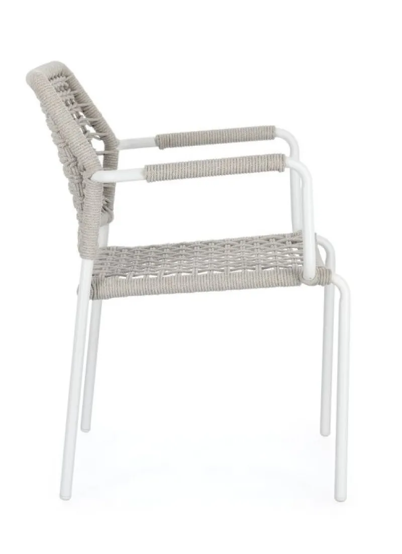 Bizzotto SEDIA C-BR RAJADA BIANCO